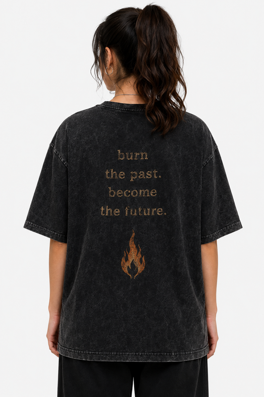 Ablaze — Fire Silhouette Graphic Tee